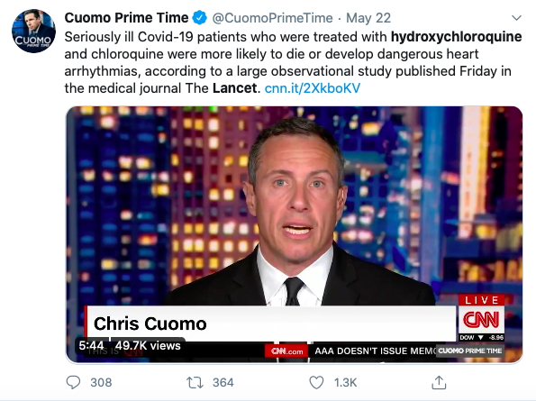 JordanSchachtel's tweet photo. ALL of this was fake news, supported by a fake study. Will CNN, MSNBC, etc issue a correction and retract their reporting? Of course they won't. In this day and age, sadly, you cannot whatsoever give the benefit of the doubt to the corporate press. https://t.co/o5Xn7mIkqB