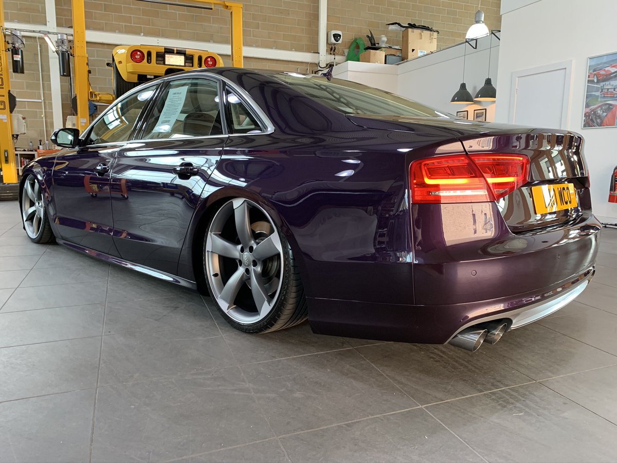 BrCarDetailing's tweet photo. Bagged Audi A8 in #merlinpurple completed after its pre sale detail and check up #BrCarDetailing #essex #colchester #stanced https://t.co/LkHy9mQs8J