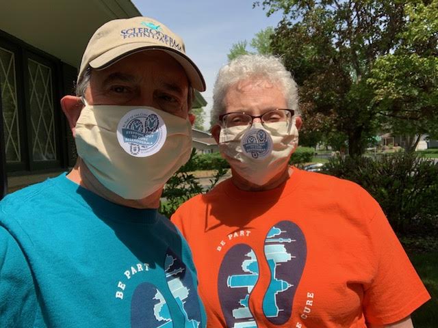 SclerodermaMN's tweet image. Who's out there walkin' for #scleroderma awareness? Elaine and Zoli are! Elaine is a Scleroderma Foundation - MN Chapter board member and the West Metro Support Group leader, and they're out there sharing their #MySteppingOutMNSelfie!