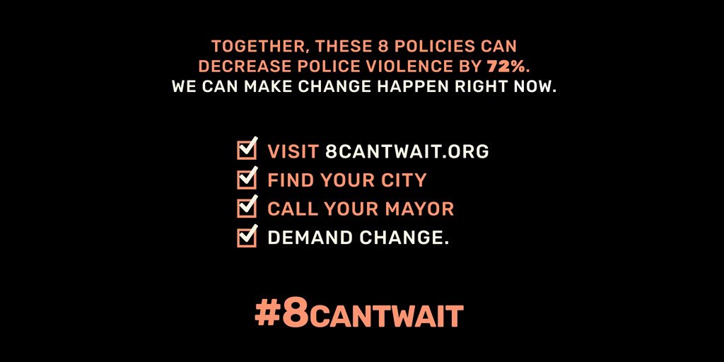 thelonelyisland's tweet image. Police violence drops 72% when 8 common sense policies are in place.