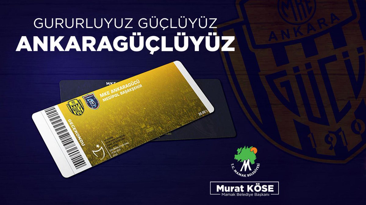 Murat Köse 🇹🇷 🦩🚀🏹 (@muratkosemamak) on Twitter photo #Ankaragücü'müze ilk etapta
500 tane HATIRA BİLETİ'ni sizlerle paylaşarak desteğe devam diyoruz.
#GüzelAnkara'mızın güçlü kulübüne başarısının devamını diliyoruz.
İsminize
HATIRA BİLETİ'ni kazanmak için
Takip, Beğeni, Retweet yeterli.
<a href="/fatihmert1910/">Fatih Mert</a>
<a href="/haber1910/">Ankaragücü | Haber 1910</a> #Ankaragücü'müze ilk etapta
500 tane HATIRA BİLETİ'ni sizlerle paylaşarak desteğe devam diyoruz.
#GüzelAnkara'mızın güçlü kulübüne başarısının devamını diliyoruz.
İsminize
HATIRA BİLETİ'ni kazanmak için
Takip, Beğeni, Retweet yeterli.
<a href="/fatihmert1910/">Fatih Mert</a>
<a href="/haber1910/">Ankaragücü | Haber 1910</a>