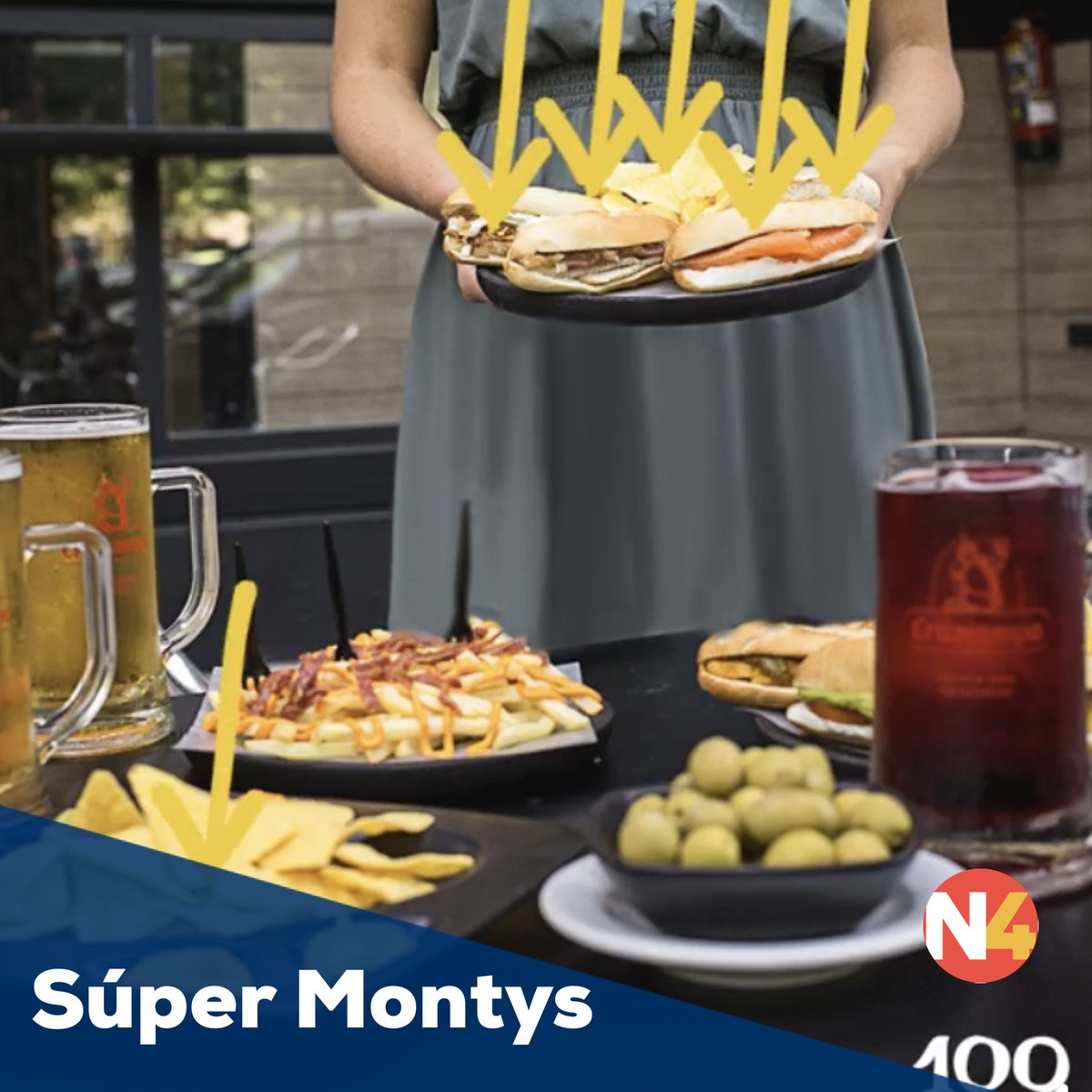EcijaN4's tweet photo. ¡Vuelven los planazos de 100 Montaditos!💥 #100mon #Ccn4 #Centrocomercial #Écija https://t.co/W91oT6wH37