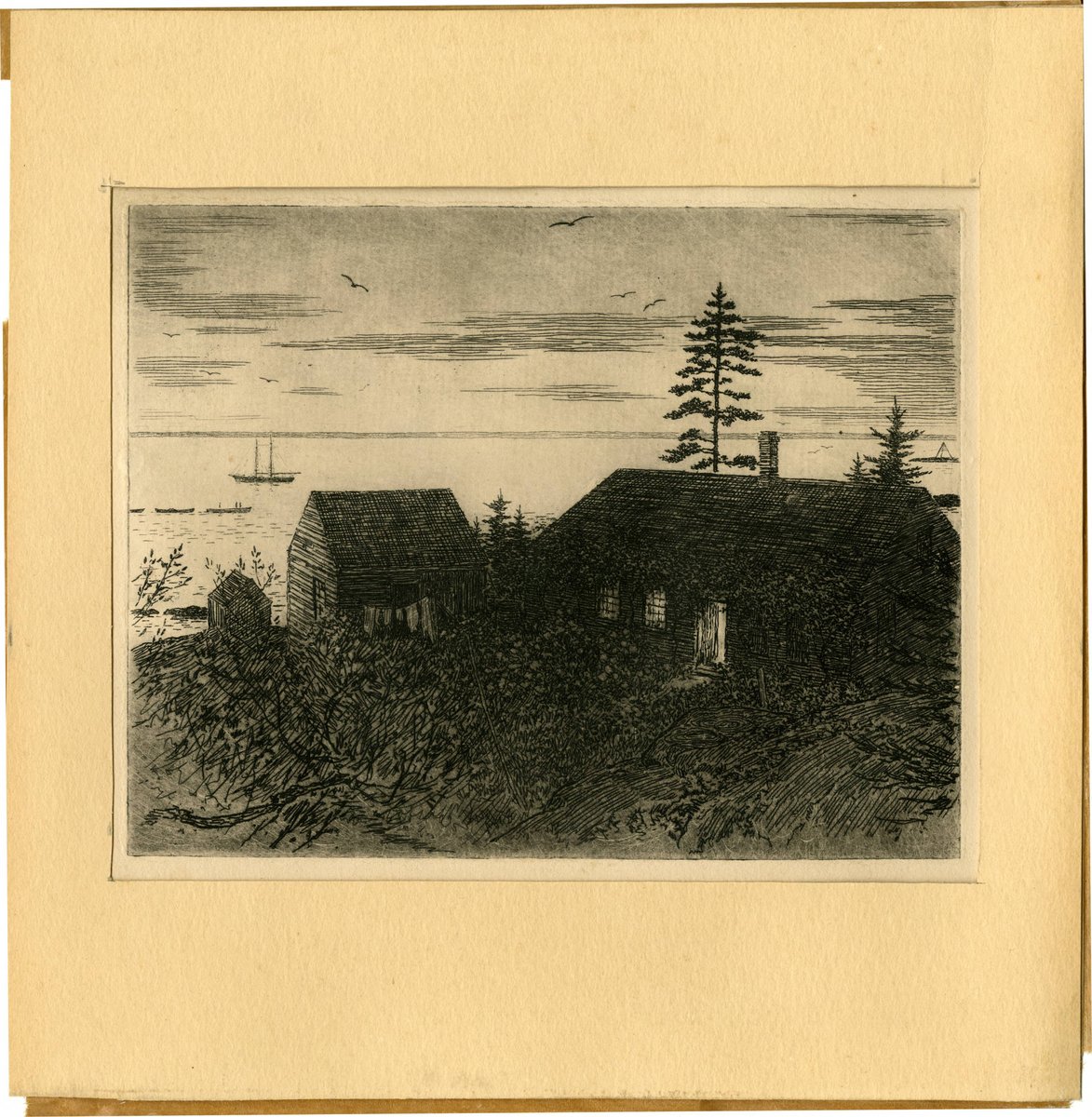 Steele gives us this landscape from  @SherlockUMN  @umnlib as a sign of hope, rooted in hard work that seeks our neighbor's good, of a faith that "is the assurance of things hoped for, the conviction of things not seen." We work in love against all ills.  http://purl.umn.edu/99621 