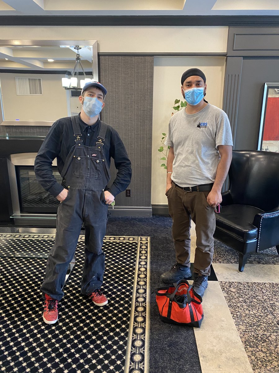CertBuildSys's tweet image. Unfortunately the Property Manager was off today due to her husband isn't feeling well.  No problem, our @CertBuildSys technician and Justin the #superintendents worked together to maintain the #HVAC system in this #Mississauga condominium.  #propertymanagement #HVAC