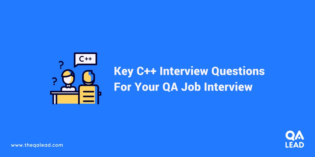 TheQALead's tweet image. "Can you comment on the scope of a global and local variable?"
Read the full article: Key C++ Interview Questions for Your QA Job Interview
▸ bit.ly/2yQc8yW
#SoftwareTestingTips #QAL #Qualityassurance