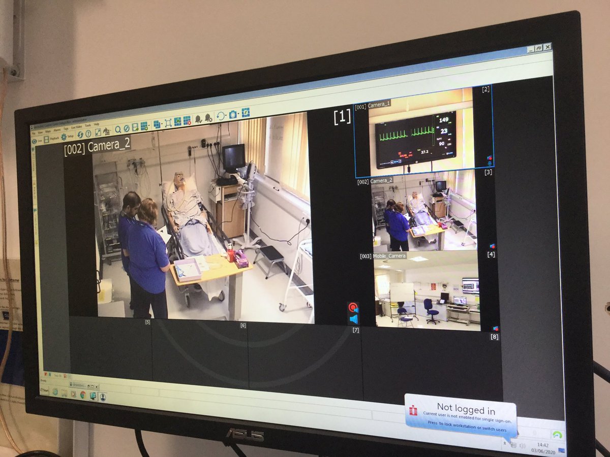 ECTSimCentre's tweet photo. Just successfully finished out first Simulation teaching session for our IMTs using Microsoft Teams https://t.co/xJ9VUPFf1H