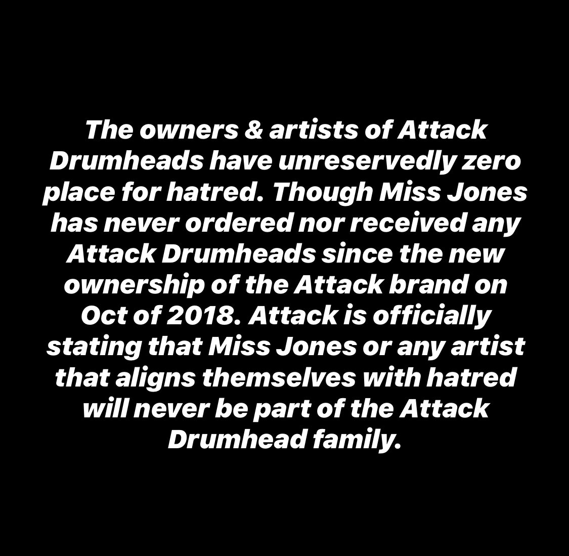 Attack Drumheads (@attackdrumheads) on Twitter photo 