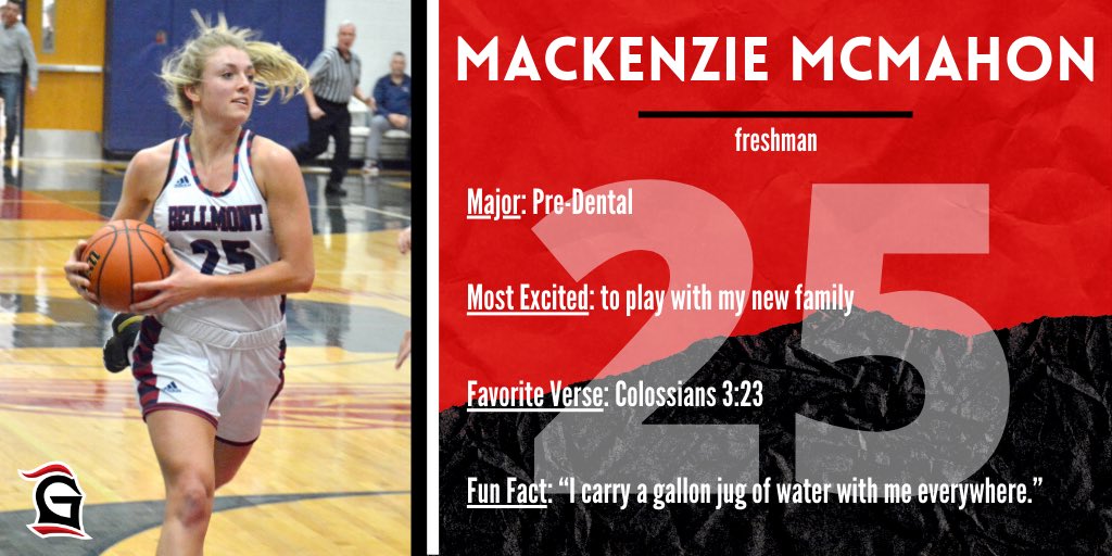 Meet @_kenziemcmahon: adaptable and energetic, #25. Kenzie is already physically ready to hit the hardwood and compete at the college level. She is so multi-dimensional and will be able to fill a multitude of roles on the floor!