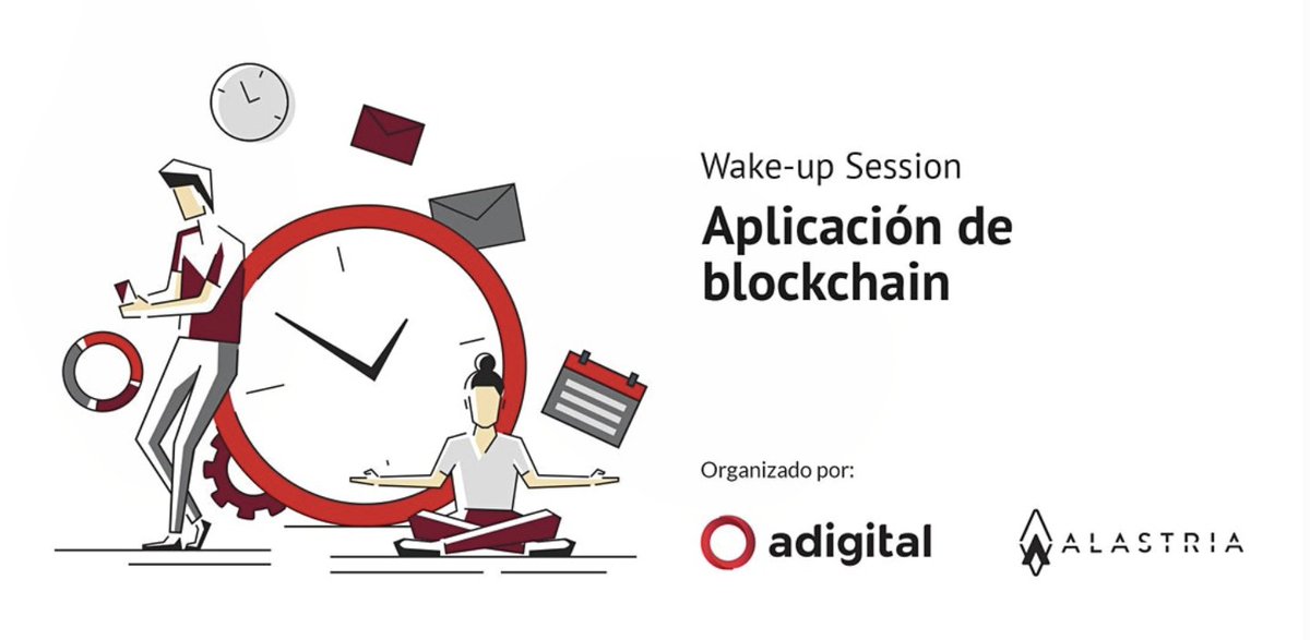 Alastria_'s tweet photo. El próximo día 16 celebraremos la última #WakeUpSession dedicada a la tecnología #blockchain donde podrás conocer el laboratorio práctico de @Alastria_. 
Organizado junto a @adigital_org 
Ya te puedes inscribir en:  https://t.co/ezv0rDOuVQ  #AdigitalLabs https://t.co/enGWJr19ZI