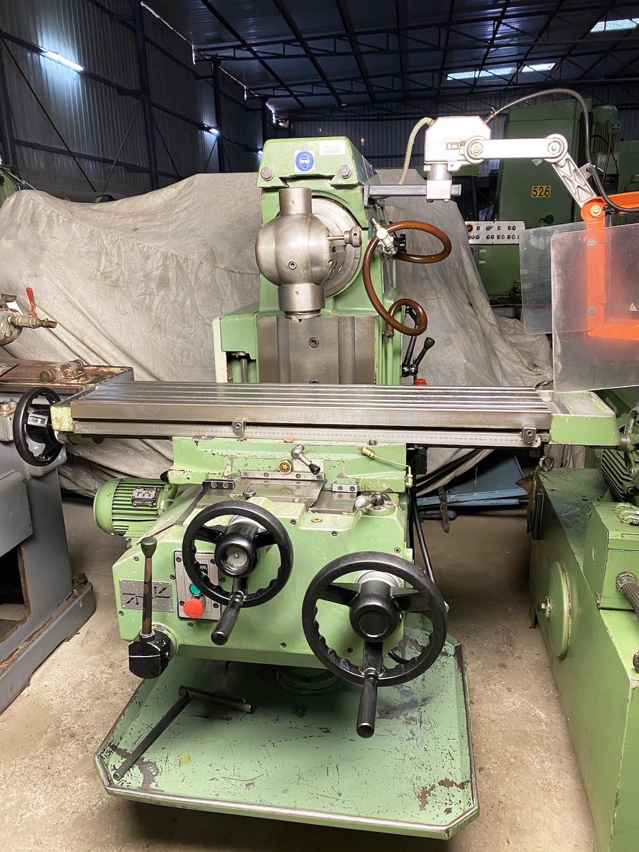 LibertyMetMach's tweet image. Universal Milling Machine - Gambin 10N - Table Size - 230 mm x 1040 mm

#millingmachine #milling #universalmill #universalmillingmachine #millingmachines #mill #millingmachinery #gambin #10n #gambinmilling #gambin10n #usedmachinery #usedmachinetools #machinetool #usedmachines