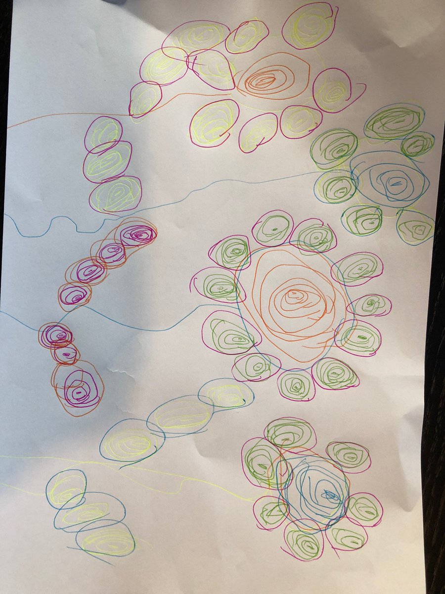 GsdLoti's tweet photo. Défi du lundi : dessiner des fleurs avec des cercles #défi #graphisme #gs https://t.co/8T3MPKmFi8
