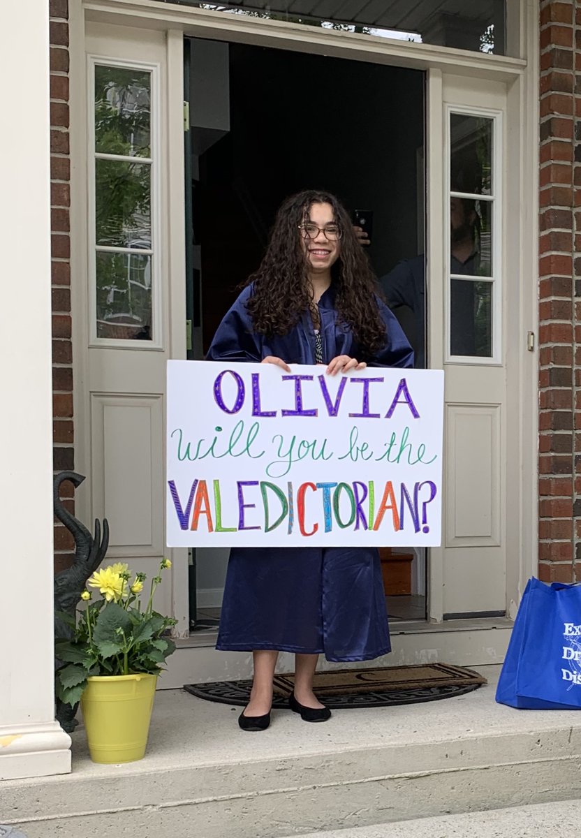 PrepPrimary's tweet photo. She said yes! Congratulations to Olivia Cartagena on earning the valedictorian award for the Class of 2020!
#primaryprep #classof2020 #valedictorian https://t.co/eE94nzdDBZ