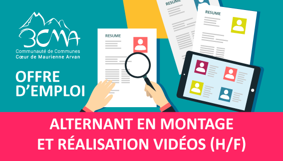 📯[#JOB #Maurienne] <a href="/MaurienneTV/">Maurienne TV</a> recherche toujours son ou sa futur(e) #alternant(e) en montage et réalisation vidéos pour septembre 2020 !
Contrat d'alternance d'un an. Poste basé à @Stjeanmaurienne. N'hésitez pas à partager cette offre autour de vous ! coeurdemaurienne-arvan.com/la-3cma/offres…🙂