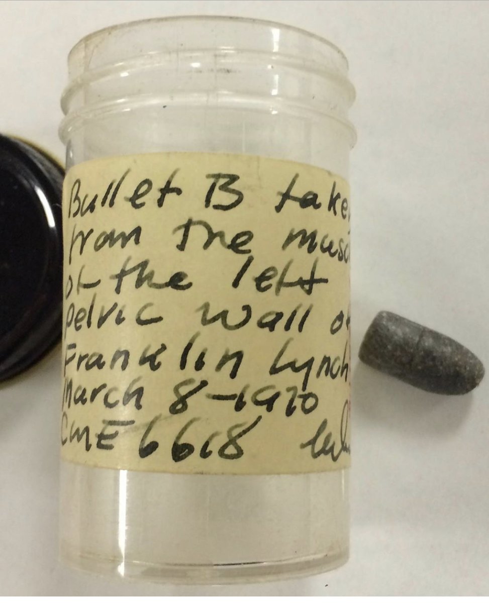 Lynch’s family filed a civil suit in Federal court; a jury found Duggan not responsible for his death. As I was digging through the court records for that case, I came across an old folder and a small jar the size of a pill bottle fell out: