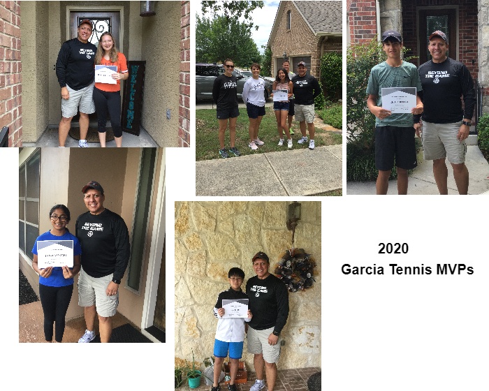 Congratulations to our Garcia 2020 Tennis MVPs!!