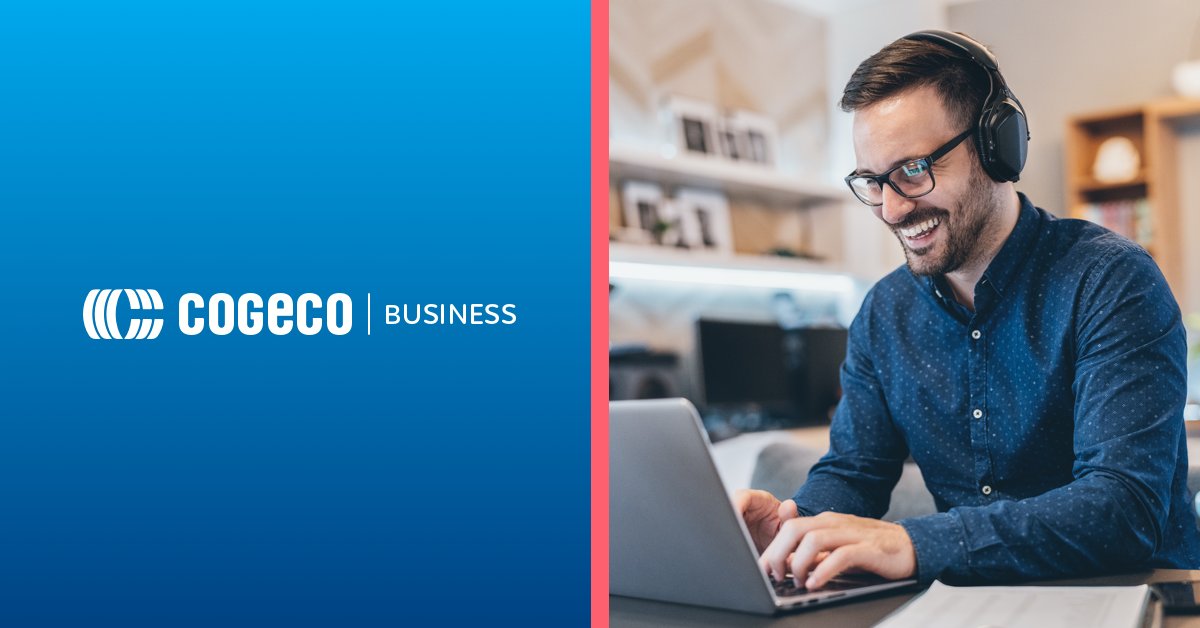 Stay in touch with your team using our softphone and video conferencing solutions. Keep your team connected while working remotely! bddy.me/3eJtLjp #connectedwithCogeco #virtualmeeting #remotework