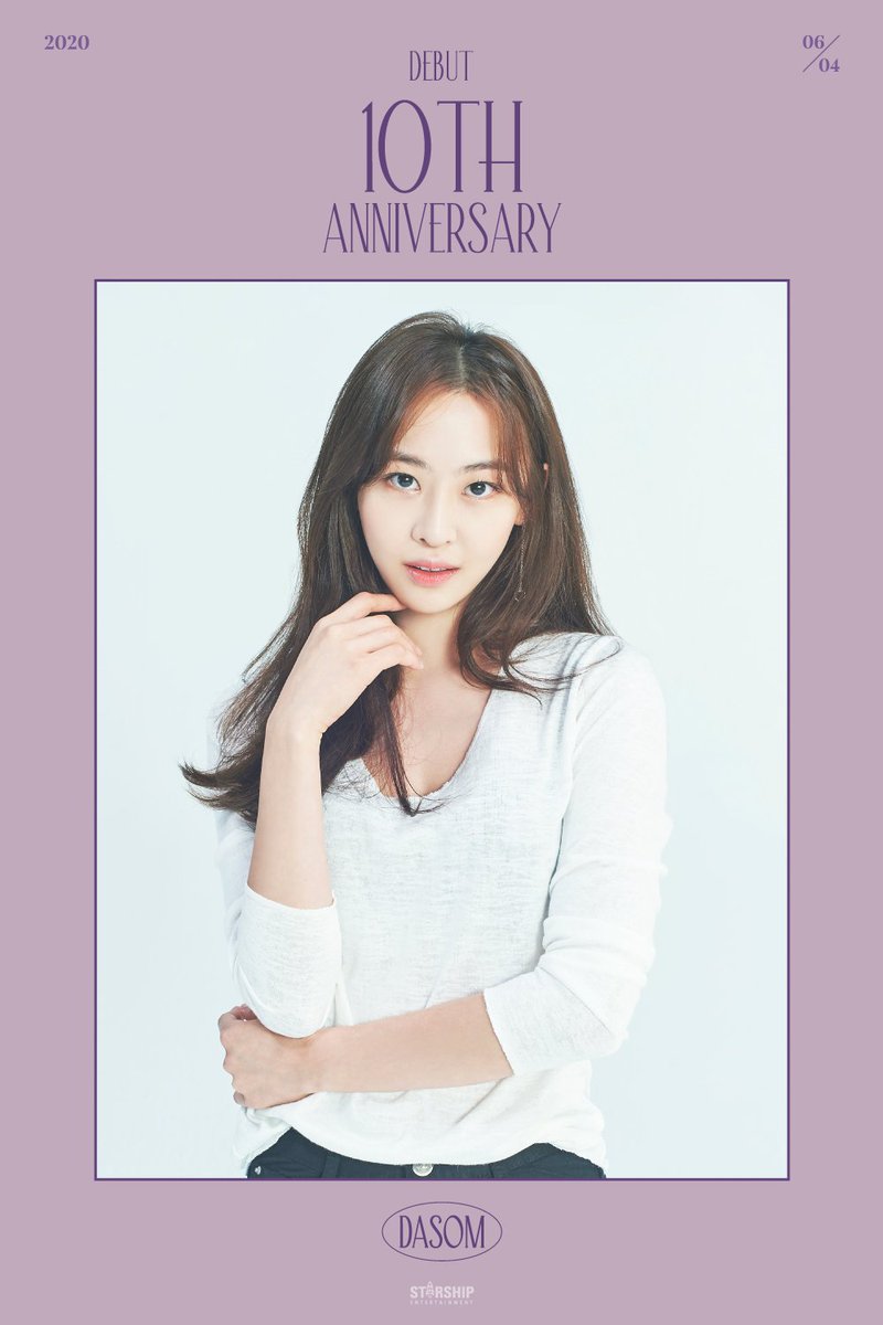 [#DASOM]
2020.06.04 SISTAR10th Anniversary 🎉
다솜 데뷔 10주년을 축하 합니다👏🏽
#다솜 #SISTAR10thAnniversary