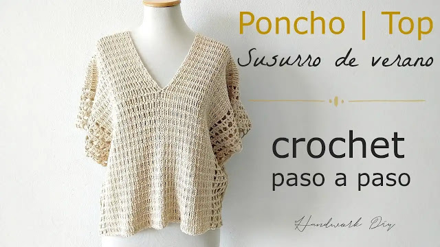 CTejidas [Crochet] on Twitter: "143. Tutorial Poncho Susurro de a Crochet https://t.co/MANx69k17H https://t.co/lkSdJHK8Nd" / Twitter