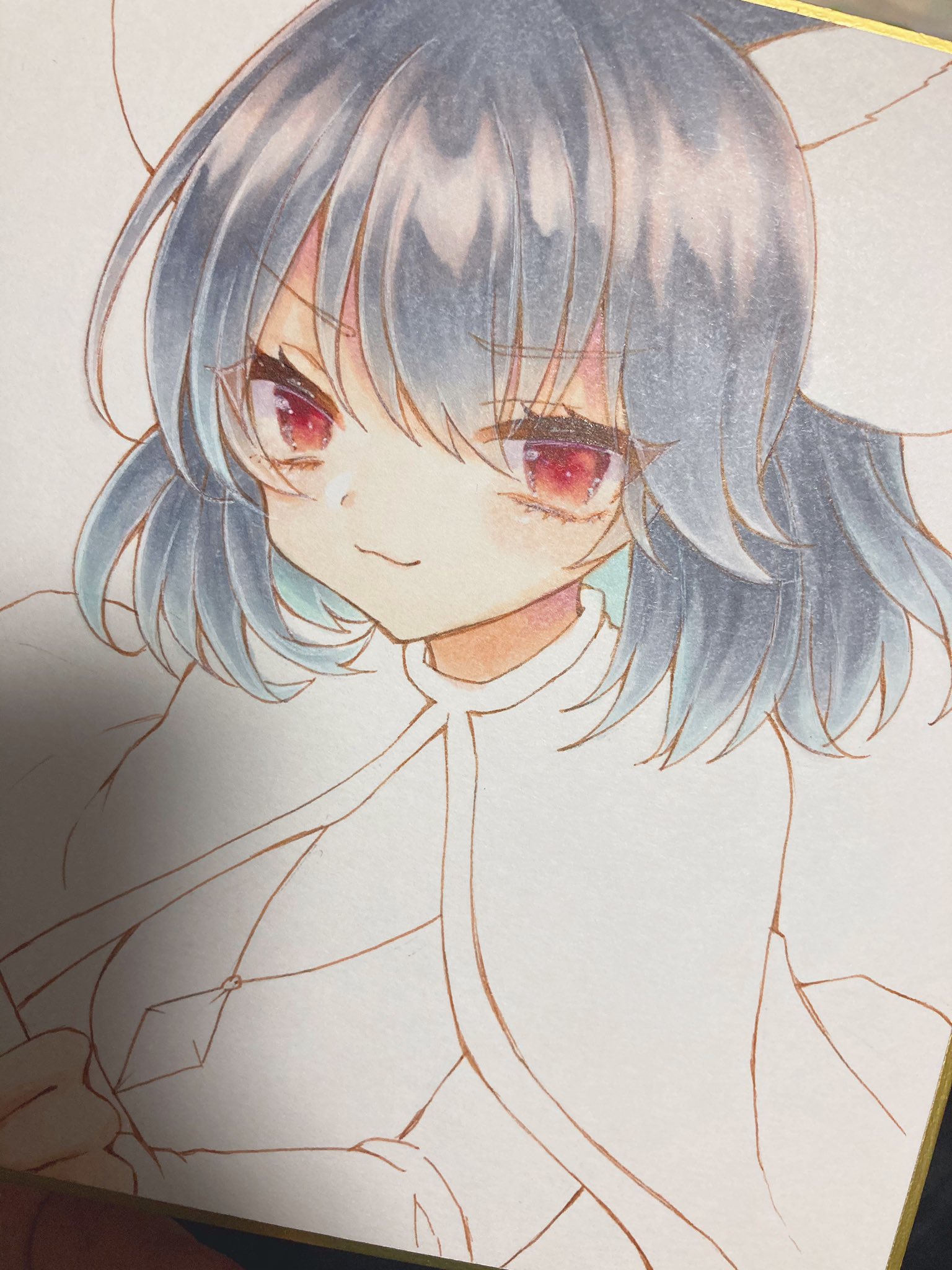 ট ইট র なつめなでしこ 赤目キャラほんと好き 描いててたのしい T Co Qmuzcuwozb ট ইট র