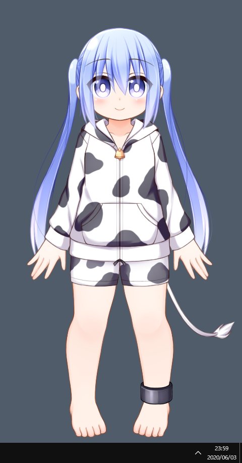 進捗報告。
牛パーカー修正、ダブルジップに。
ショートパンツ追加。 