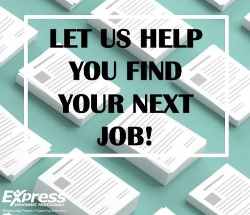 ExpressPros_TX's tweet image. Let us help you find your next job!! Apply online at Expresspros.com and give us a call. Our Texas City and Houston Bay Area office are hiring. 
TXC: (409)935-9990
HBA: (281)648-4200
.
.
.
.
.
#expresspros_bestoftx #business #jobsearch #jobshiring #work #employment