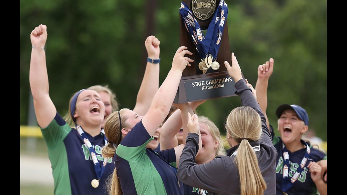 scole1969's tweet photo. It doesn’t seem like it was 2 years ago. Congratulations again to the 2018 Class A State Softball Champs. https://t.co/4PYaeLKgVJ