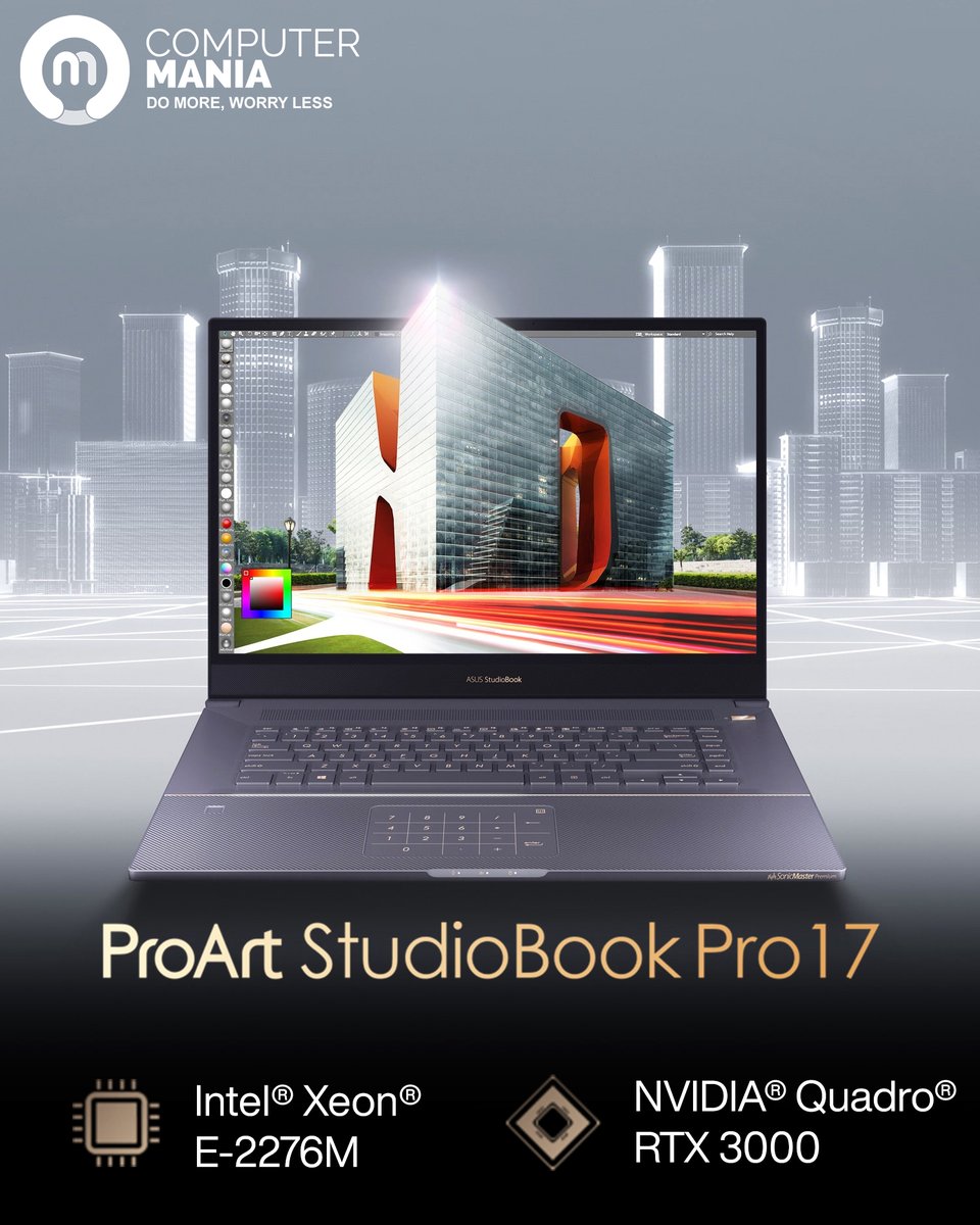 mania_bd's tweet photo. Laptop for the creators who don't know any boundaries. Asus ProArt StudioBook Pro is now available for order! Call 01762 000004 for delivery options.
ProArt StudioBook Pro 17: https://t.co/pHlpxnULdv
YT: https://t.co/fCntfUyXnZ
#Computer_Mania #asus #asusbd #proart #studiobook https://t.co/lqIaifNaYw