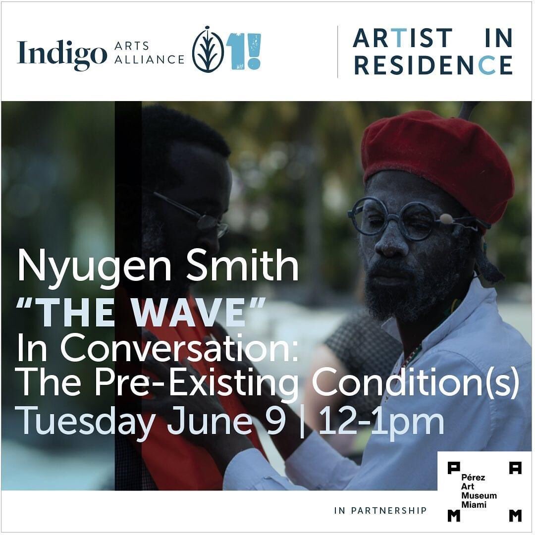 Indigo Arts Alliance (@arts_indigo) on Twitter photo Join <a href="/arts_indigo/">Indigo Arts Alliance</a> 6/9/20 for The Wave:THE PRE-EXISTING CONDITION(S): conversation series hosted by Nyugen Smith <a href="/BundleHouse/">nyugen e. smith</a> moderated by <a href="/pamm/">Pérez Art Museum Miami</a> Perez Art Museum Miami Curator Maria Elena Ortiz poet <a href="/Moonskie2/">Nyamuon Nguany Machar *Moonskie</a> journalist <a href="/trymainelee/">Trymaine Lee</a> artist <a href="/CiaraElleBryant/">Ciara Elle Bryant</a> 👊🏾 #blacklivesmatter Join <a href="/arts_indigo/">Indigo Arts Alliance</a> 6/9/20 for The Wave:THE PRE-EXISTING CONDITION(S): conversation series hosted by Nyugen Smith <a href="/BundleHouse/">nyugen e. smith</a> moderated by <a href="/pamm/">Pérez Art Museum Miami</a> Perez Art Museum Miami Curator Maria Elena Ortiz poet <a href="/Moonskie2/">Nyamuon Nguany Machar *Moonskie</a> journalist <a href="/trymainelee/">Trymaine Lee</a> artist <a href="/CiaraElleBryant/">Ciara Elle Bryant</a> 👊🏾 #blacklivesmatter