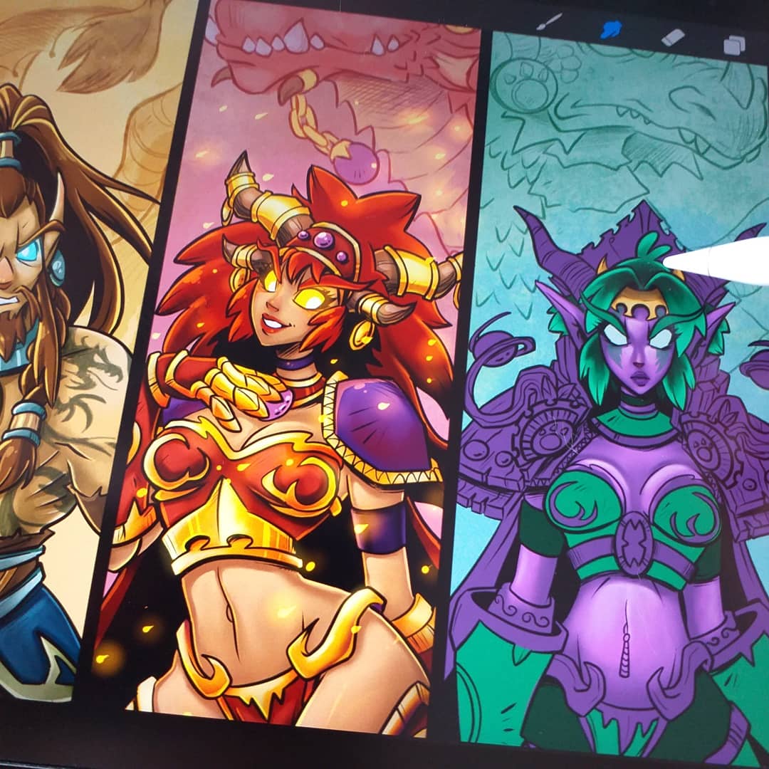Enkaru_'s tweet photo. Still working on this π²
#dragonaspects #dragon #worldofwarcraft #wow #fanart #characterdesign #videogame #videogamefanart #procreate #ipad https://t.co/eiSULRWfhQ