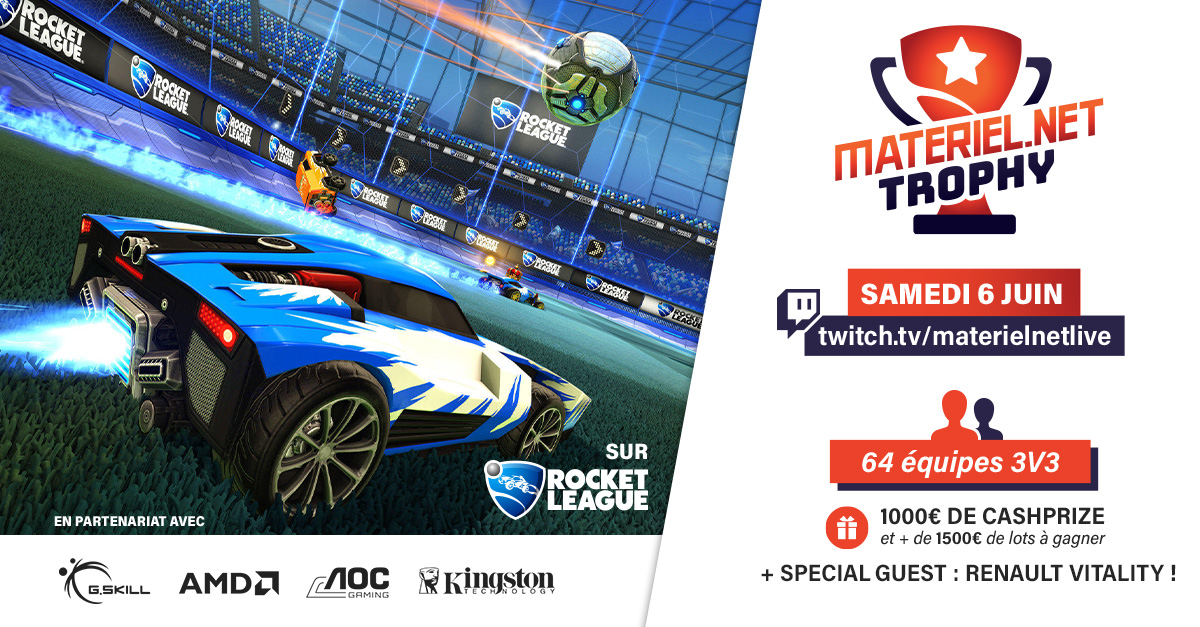 🎁 CONCOURS 🎁

On vous fait gagner 2 processeurs AMD Ryzen 5™ 3600X pour le #MaterielnetTrophy !

👉 RT + FOLLOW <a href="/materielnet/">Materiel.net</a> &amp; <a href="/AMD_France/">AMD France</a> 
🎰 TAS le 08/06

👀 6 coeurs - 3,80 GHz - 32 Mo
➡ materiel.net/produit/201905…

Suivez le tournoi samedi à 14h sur Twitch 

👇