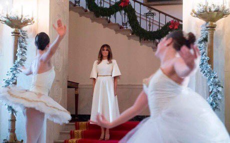 shannonrwatts's tweet photo. I’m not sure which is more terrifying: When the Trumps pretend to go to church or when they pretend to celebrate Christmas. https://t.co/ZxrZZeQn8T