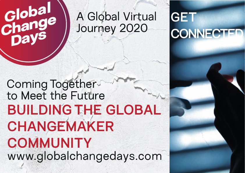 Come and live with us a Virtual Journey for Global Changemakers! Happening in 2020! Be part of it!  globalchangedays.com #GCD2020
#remoteteams #virtualleadership #onlineconference 
#onlinetraining #onlinecoaching #onlinemeetings 
#onlinefacilitation #onlineteaching