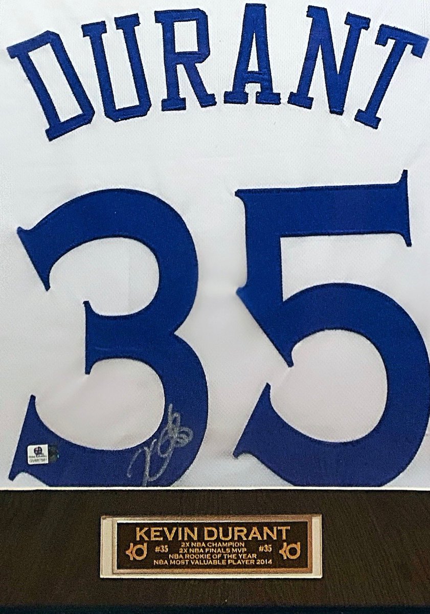 Signed_Jerseys's tweet photo. Kevin Durant Jersey has been finished this week as well. For sale!! Give it a look on https://t.co/Senwn1gmTQ message for more information! https://t.co/gqOljRywnw
