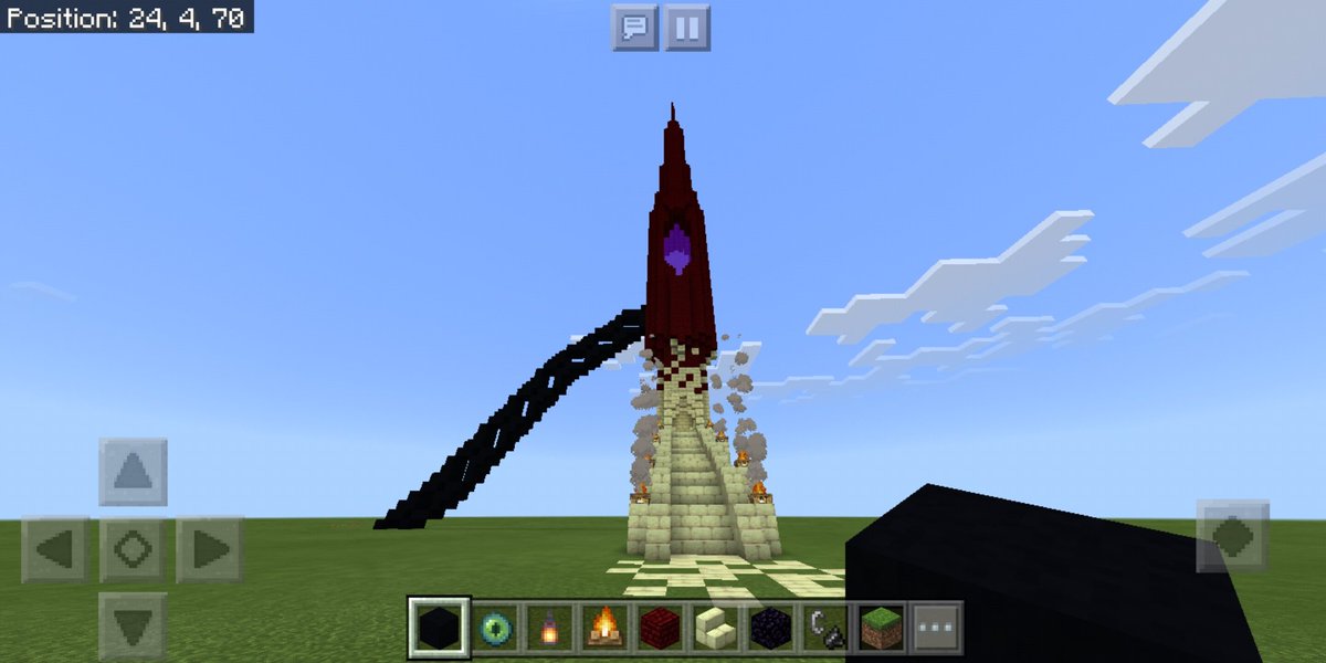 Fernand47515185's tweet photo. @JeremyJeracraft Hello Jera. Your extraordinary videos gave me inspiration to start building in Minecraft. You videos made me realize that I could have potential so I started building. Could you please give me your opinion about this build? The chain didn't go  well, how do I improve this chain? https://t.co/g1CA7BizR5
