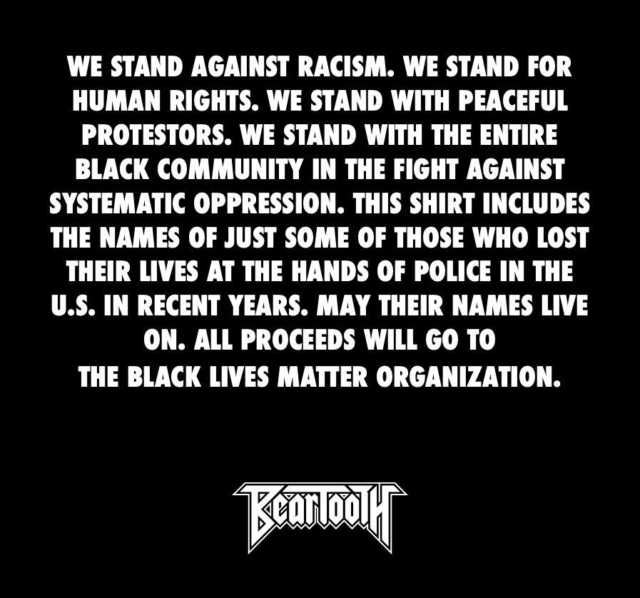 BEARTOOTHband's tweet image. .@BlkLivesMatter #BlackLivesMatter

🔗: bit.ly/36VoEKe
