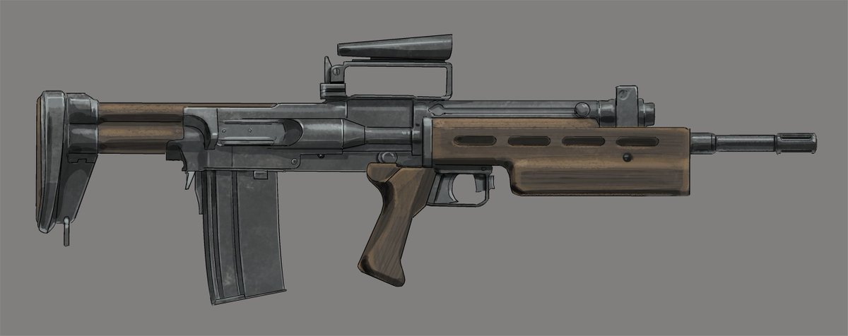 「Rifle No.9 多分Mk3くらい #Winged_Fusiliers 」|※Kome@「夜光雲のサリッサ」連載中のイラスト
