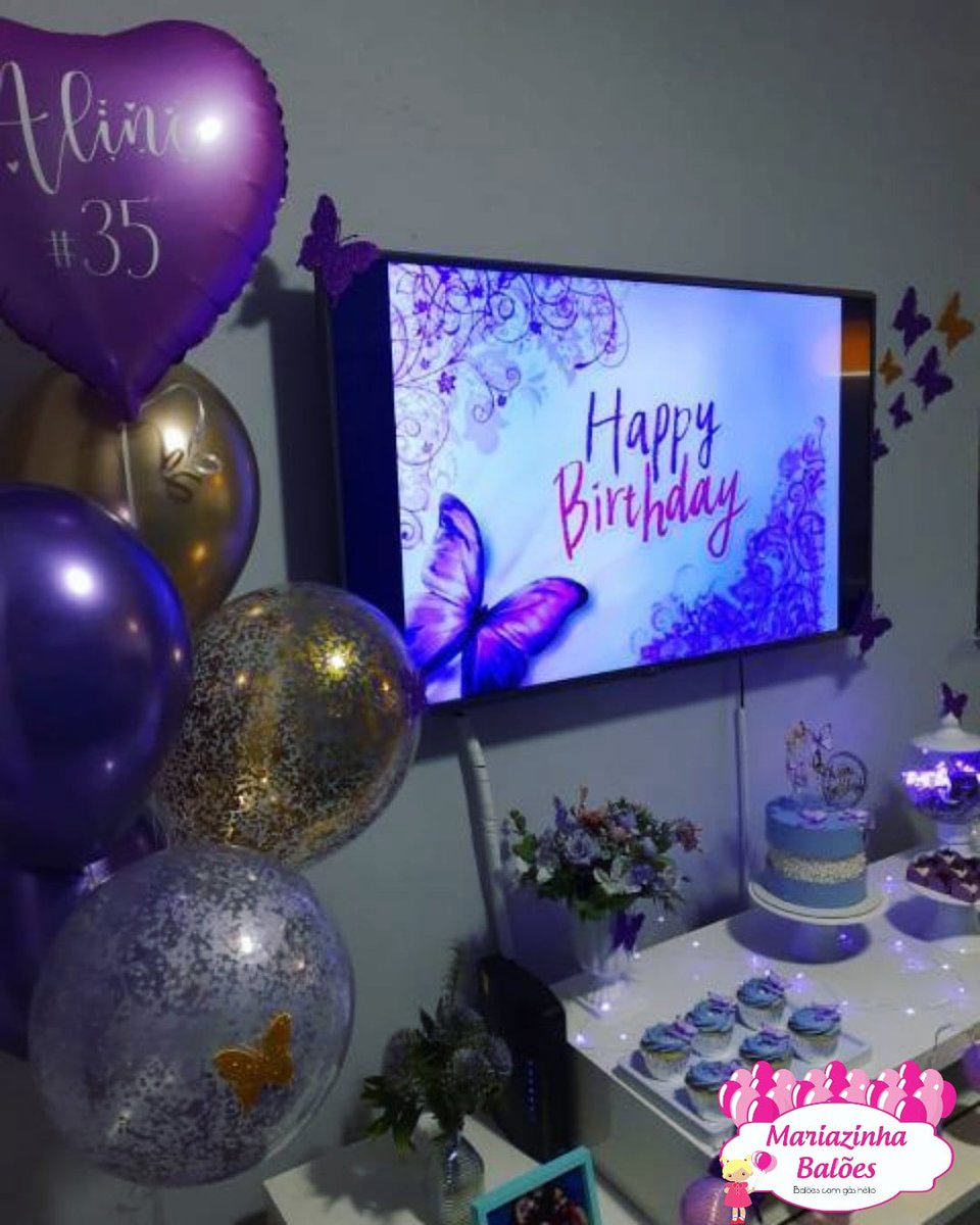 MariazinhaBale1's tweet photo. Ficou tão linda encantadora essa decoração de borboletas para o Bday da Aline 🦋🦋
.
.
.
#borboletas #butterflay #roxo #purple #ballons #decoração #baloespersonalizados #mariazinhabalões https://t.co/tVOeHR4KRz