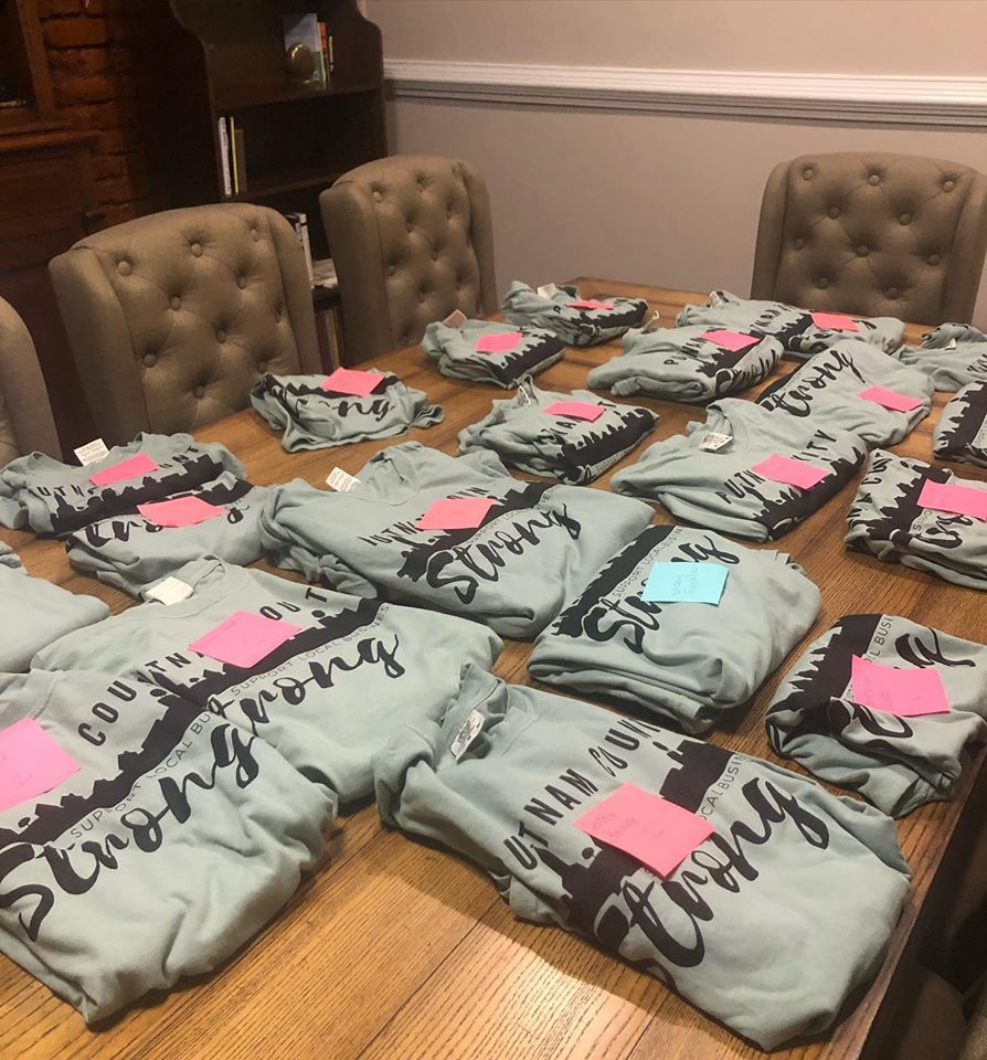 We still have several orders of the Putnam Strong shirts in our office ready for pick up! If you ordered one and have not picked it up yet please do as soon as possible.

We are getting ready to do a reorder soon! Thinking about adding a little twist to it as well so stay tuned!