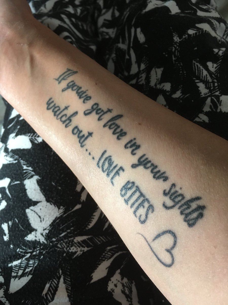 SwarbsNicola's tweet photo. My favourites then, my favourites now. Will ALWAYS be my No.1 .... ❤️
@DefLeppard @rickallenlive @bootyruben
#bestbandever #brothers #withmealways #tattoo #music https://t.co/3p0b9BBPTX