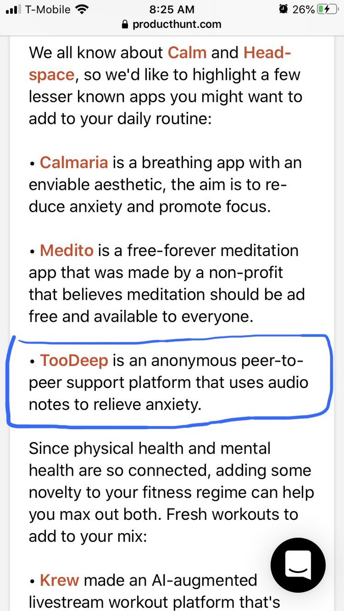 benshilaire's tweet photo. So cool, I woke up today seeing our new app @wearetoodeep featured on @ProductHunt newsletter. Thanks @rrhoover and the PH staff. Y’all made my morning with this! I recommend signing for their newsletter if you haven’t already. Download TooDeep 👉🏾https://t.co/RxLRLHSR8o https://t.co/SPXgvZuTYf