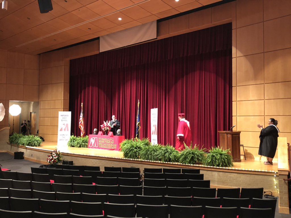Day 3 of graduation at Matoaca. Congrats Class of 2020! <a href="/matoacahsathlet/">Matoaca Athletics</a> @MatoacaMurray