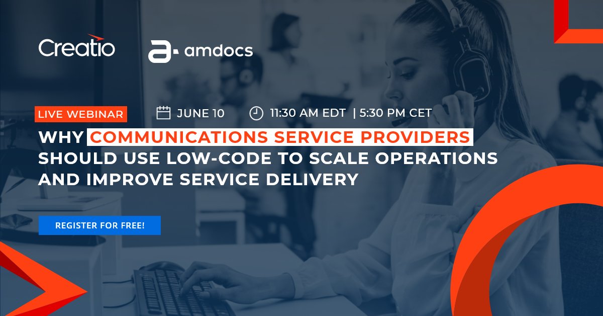 Amdocs on Twitter: "What makes low-code a critical component of ...