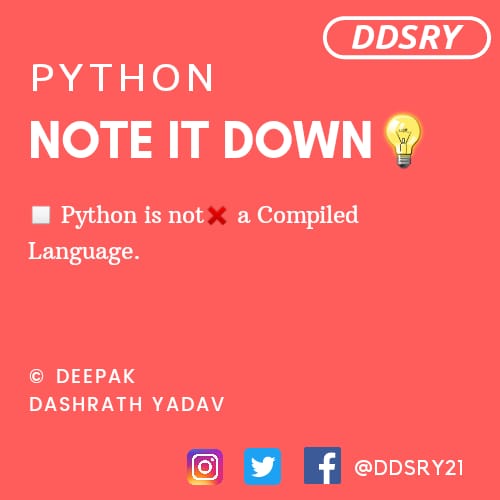 DDSRY21's tweet image. ⭕NOTE IT DOWN⬇️

#Python #programmer #LearnPythonOnTwitter 
#ThursdayThoughts #NoteItDown #edtech #edutwitter