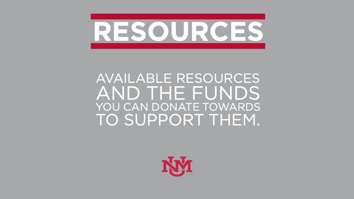 UNM's tweet photo. Do you need support? Or are you asking yourself what can be done to make a change at @UNM? This thread has a list of resources and ways you can contribute to the #BlackatUNM community on campus. https://t.co/06SvsS8eY4