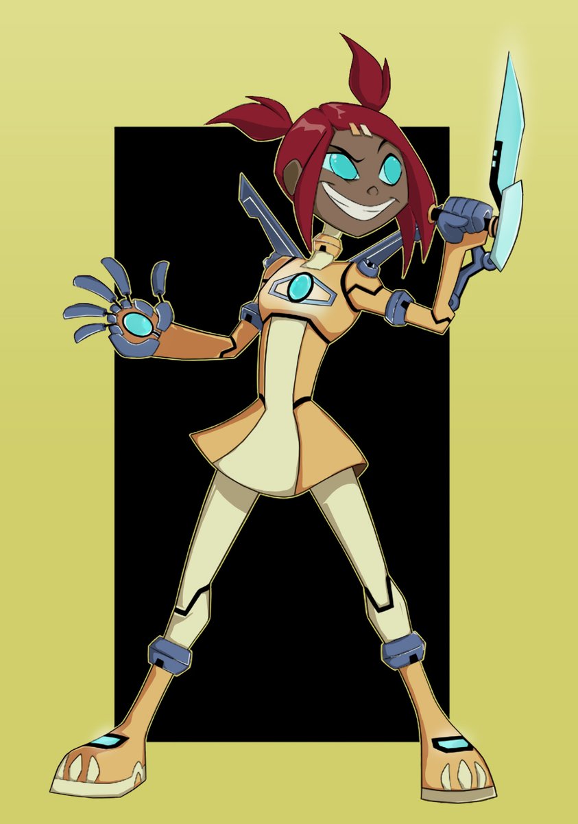Cirocular's tweet photo. My newest coloring.
#SariSumdac from #tfa. I really enjoy the series and decide to color the best "human" character from TF universe.
Line art by: @ArtofNimueth
#Transformers #TransformersAnimated #quarantinecoloring #Art https://t.co/GHS4Ak3Rtd