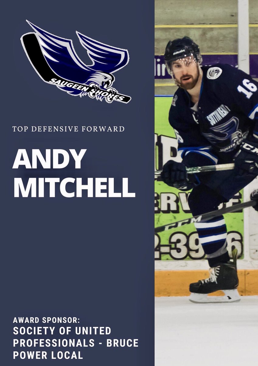 SSwinterhawks's tweet photo. For the 3rd time in his career, Andy Mitchell takes home the honours as our top defensive forward. https://t.co/J5cySQQ72E