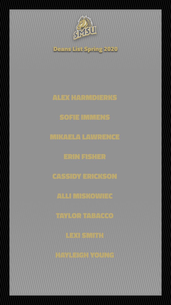 SMSUSoccer's tweet photo. Congrats on making the Spring 2020 Dean’s List!! Excellent work in the classroom ladies!! https://t.co/bi1V2Juj6r