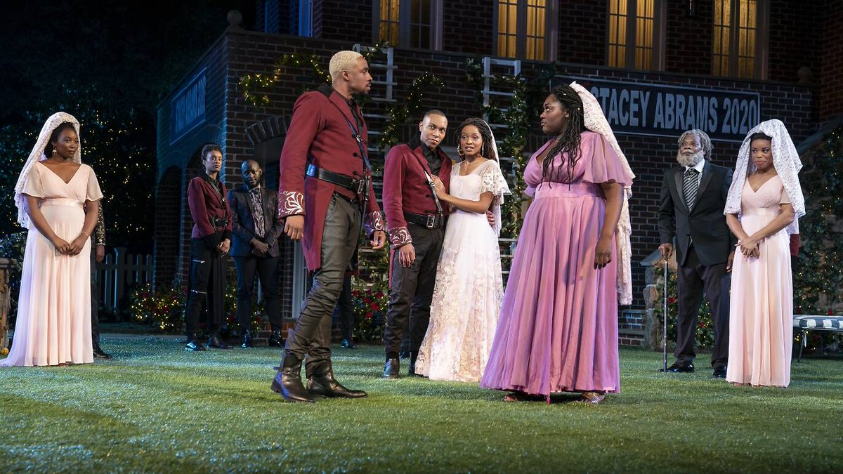 FeldmanAdam's tweet photo. Today's online theater list includes Shakespeare in the Park's excellent Much Ado About Nothing, with Danielle Brooks and Grantham Coleman:  https://t.co/OtL5XIPl73 https://t.co/G2V8rvtaO5