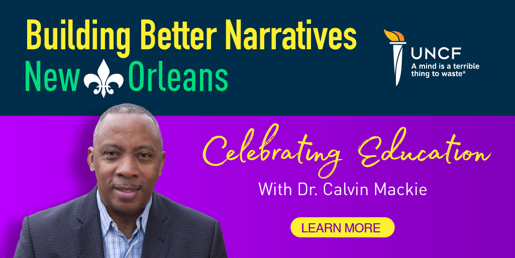 UNCF's tweet photo. From a garage science lab to serving thousands of New Orleans youth, @calvinmackie founded @stemnola to foster the minds of future innovators, creators and entrepreneurs through inspiration and exposure to #STEM. https://t.co/v4qDD0kqAY #UNCFK12 #BBNBlackEd https://t.co/lzfaOXRFV2