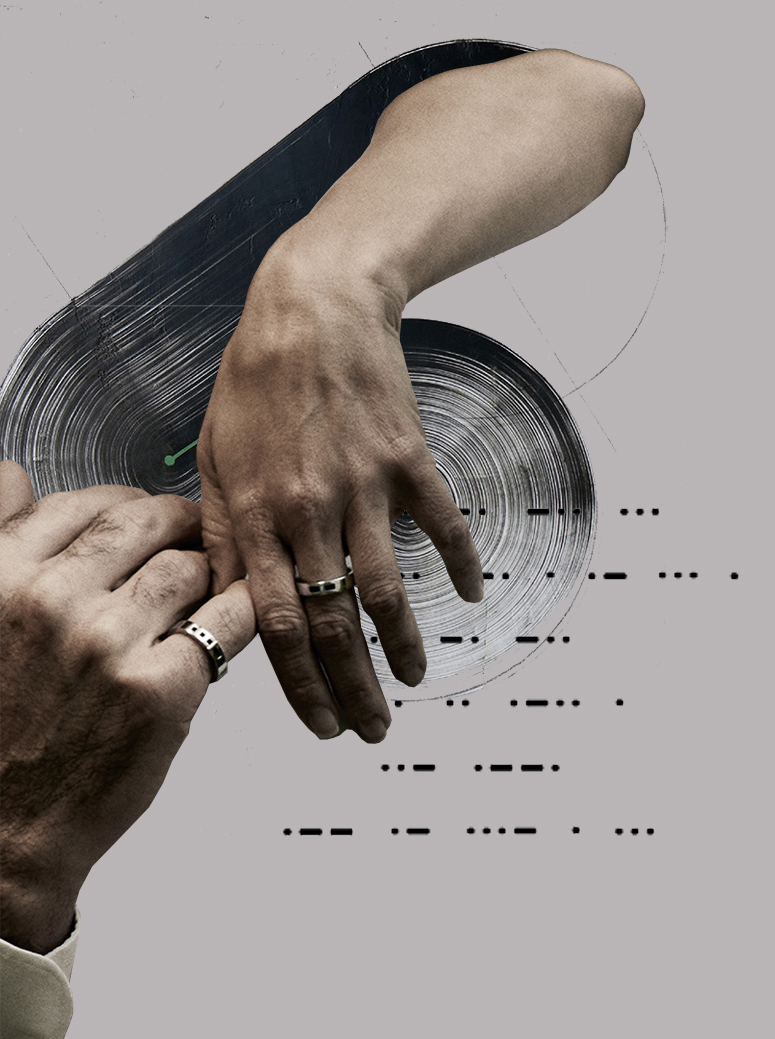 manuganda__'s tweet photo. M-ALPHABET
anello/ring

"I venti aumentano e crescono le onde" una poesia in codice morse di Nan Omy
Artpiece "Phantom" di Aleksandar Bezinovic 

#ognipersonaèunbrand
#everyhumanisabrand
#artigianalitàindustriale
#milano 
#manuganda
#contemporaryjewellery
#codicemorse
#morsecode https://t.co/16qXkSP4jB